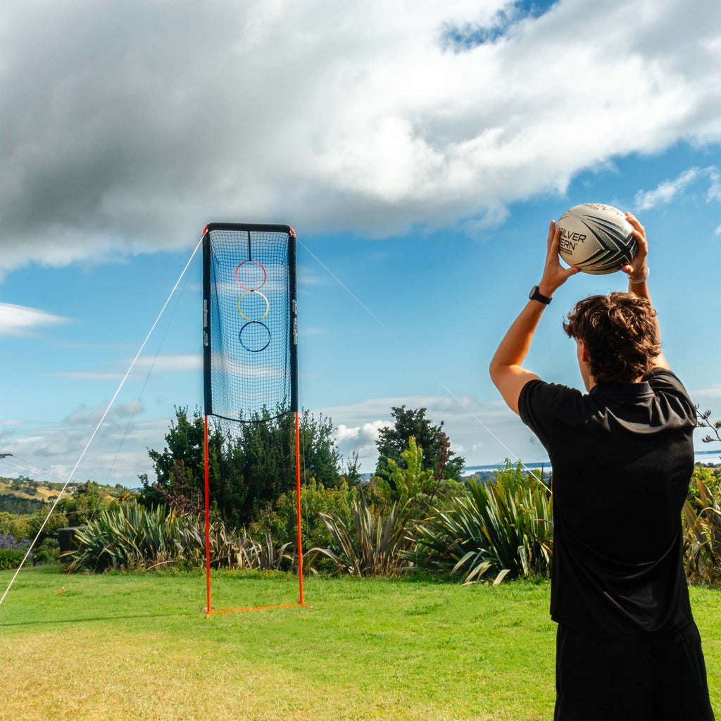 Line Out Target ThrowPro - Lineout Throwing Net (x1) – Silver Fern